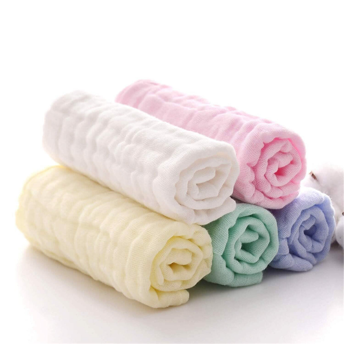 5-Pack: Baby Washcloths - A-1 Thread Vault