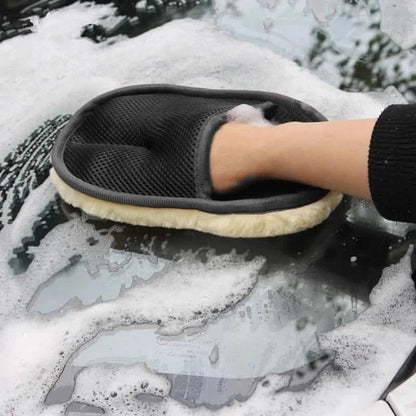 5-Pack: Car Styling Wool Soft Car Washing Gloves Cleaning Brush - A-1 Thread Vault