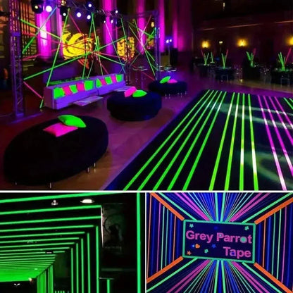 5-Pack: Fluorescent Light Tape for Party Decorations, Birthdays & Crafts - A-1 Thread Vault