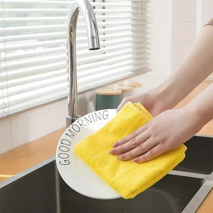 5-Pack: Household Cleaning Towel Set Non-Linting Cleaning Cloth - A-1 Thread Vault