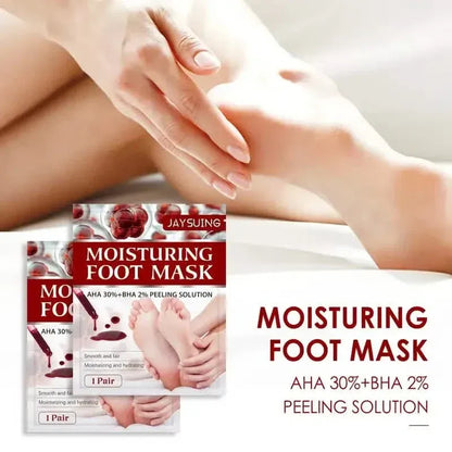 5-Pack: JAYSUING AHA 30% BHA 2% Peeling Solution Foot Mask - A-1 Thread Vault