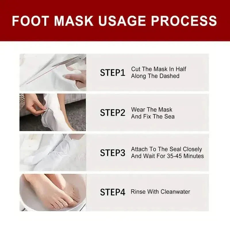 5-Pack: JAYSUING AHA 30% BHA 2% Peeling Solution Foot Mask - A-1 Thread Vault