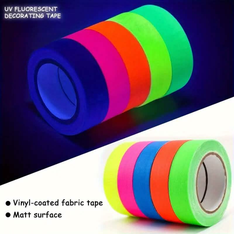 5-Pack: Neon Fluorescent Tape Set - A-1 Thread Vault