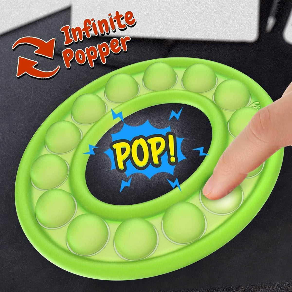 5-Pack: Pop It Fidget Toy Sensory Push Bubble Circle Pop Its - A-1 Thread Vault