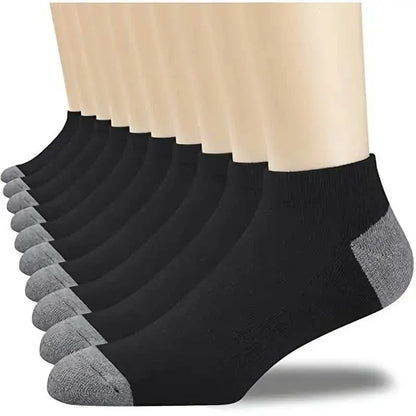 5-Pack: Ultra-Comfy Breathable Low-Cut Men's Socks - A-1 Thread Vault