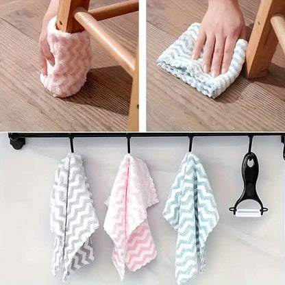 5-Pack: Ultra-Soft Microfiber Dish Cloths - A-1 Thread Vault