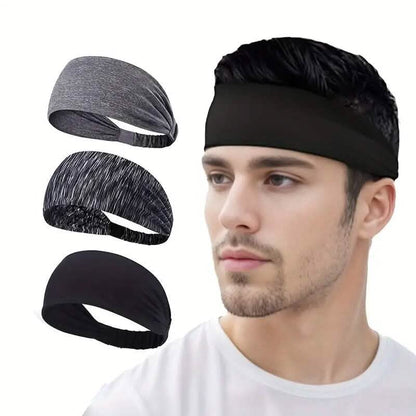 5-Pack: Unisex Sports Fitness Headband and Sweatband - A-1 Thread Vault