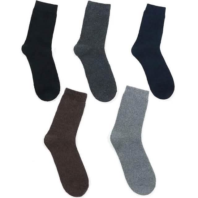 5-Pack: Winter Warm Socks Gift Warm Wool Socks - A-1 Thread Vault