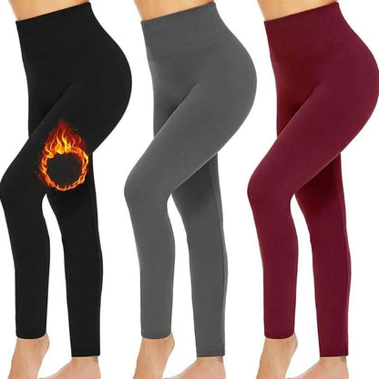 5-Pack: Women’s Fleece Lined High Waist Leggings - A-1 Thread Vault