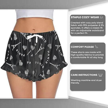 5-Pack: Women's Soft Comfy Printed Lounge Sleep Pajama Short - A-1 Thread Vault