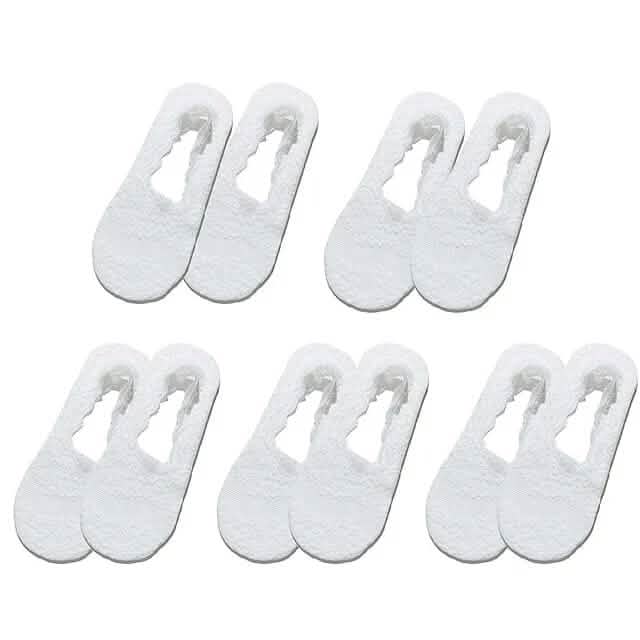 5-Pair: Women's No Show Socks - A-1 Thread Vault