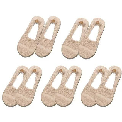 5-Pair: Women's No Show Socks - A-1 Thread Vault