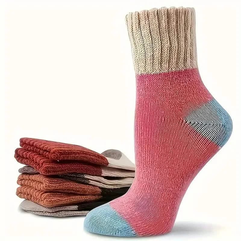 5-Pairs: Cold Resistant Thick Fuzzy Winter Socks - A-1 Thread Vault