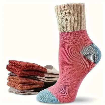 5-Pairs: Cold Resistant Thick Fuzzy Winter Socks - A-1 Thread Vault
