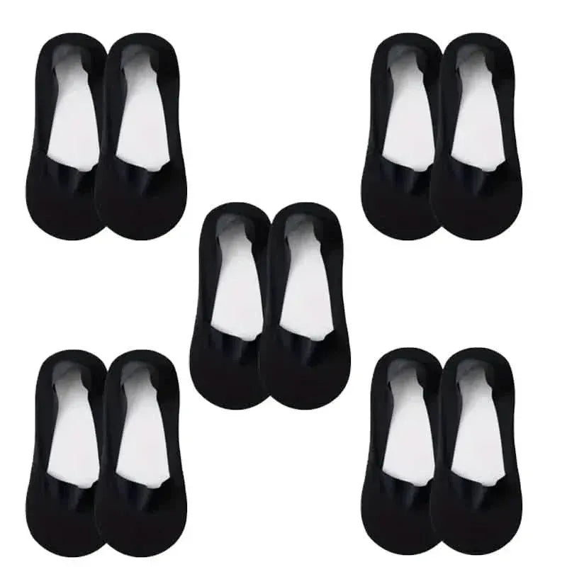 5-Pairs: Low Cut No Show Socks for Women - Invisible, Non Slip, Breathable, Moisture Wicking - A-1 Thread Vault