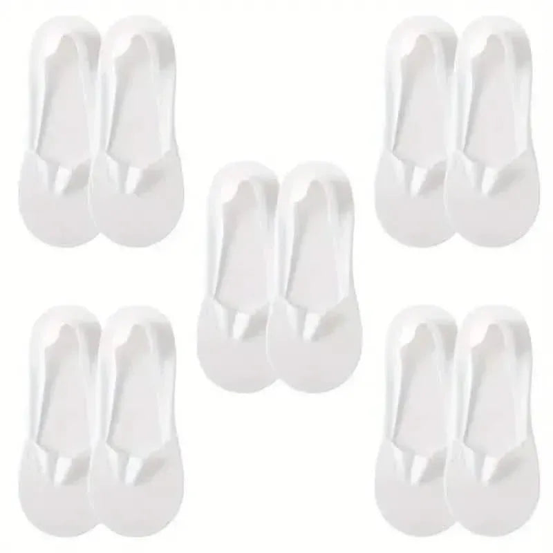 5-Pairs: Low Cut No Show Socks for Women - Invisible, Non Slip, Breathable, Moisture Wicking - A-1 Thread Vault