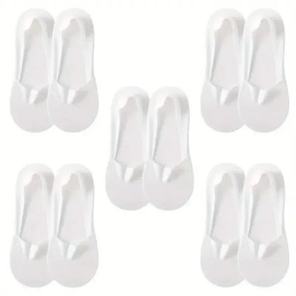 5-Pairs: Low Cut No Show Socks for Women - Invisible, Non Slip, Breathable, Moisture Wicking - A-1 Thread Vault