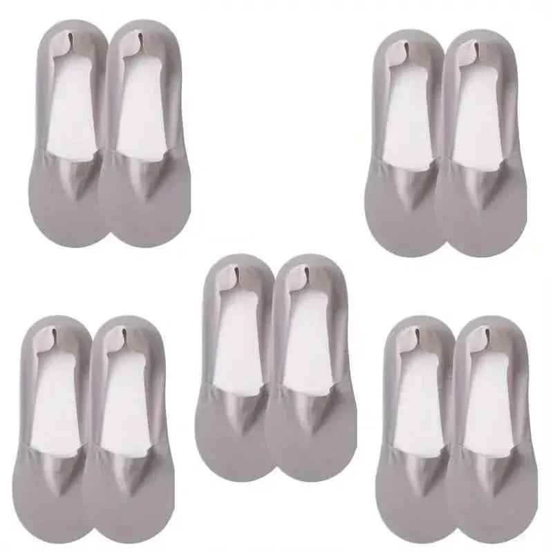 5-Pairs: Low Cut No Show Socks for Women - Invisible, Non Slip, Breathable, Moisture Wicking - A-1 Thread Vault