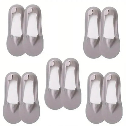 5-Pairs: Low Cut No Show Socks for Women - Invisible, Non Slip, Breathable, Moisture Wicking - A-1 Thread Vault