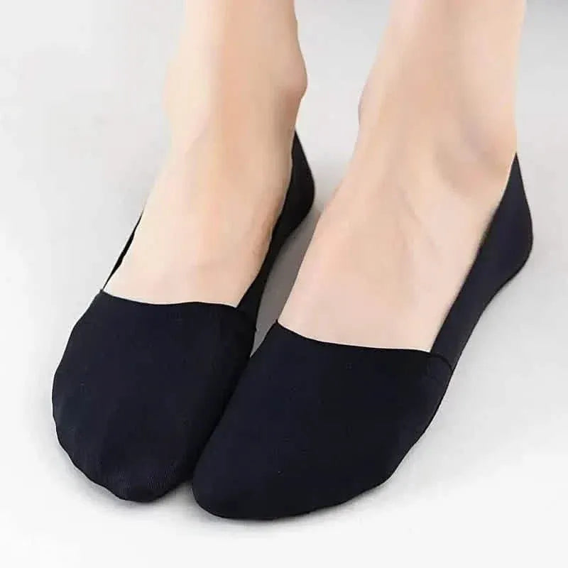5-Pairs: Low Cut No Show Socks for Women - Invisible, Non Slip, Breathable, Moisture Wicking - A-1 Thread Vault