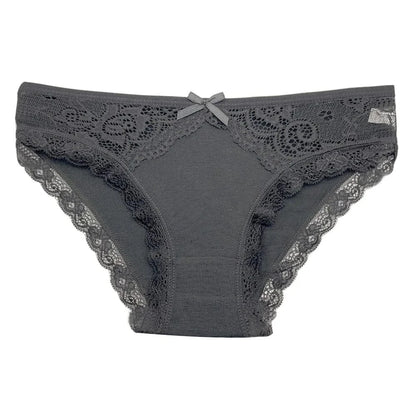 5 PCS/SET New Arrival Low Rise Ladies Sexy Lace Panty Underpants Panties For Women Lingerie Cotton Briefs - A-1 Thread Vault