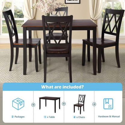 5-Piece: Dining Table Set - A-1 Thread Vault