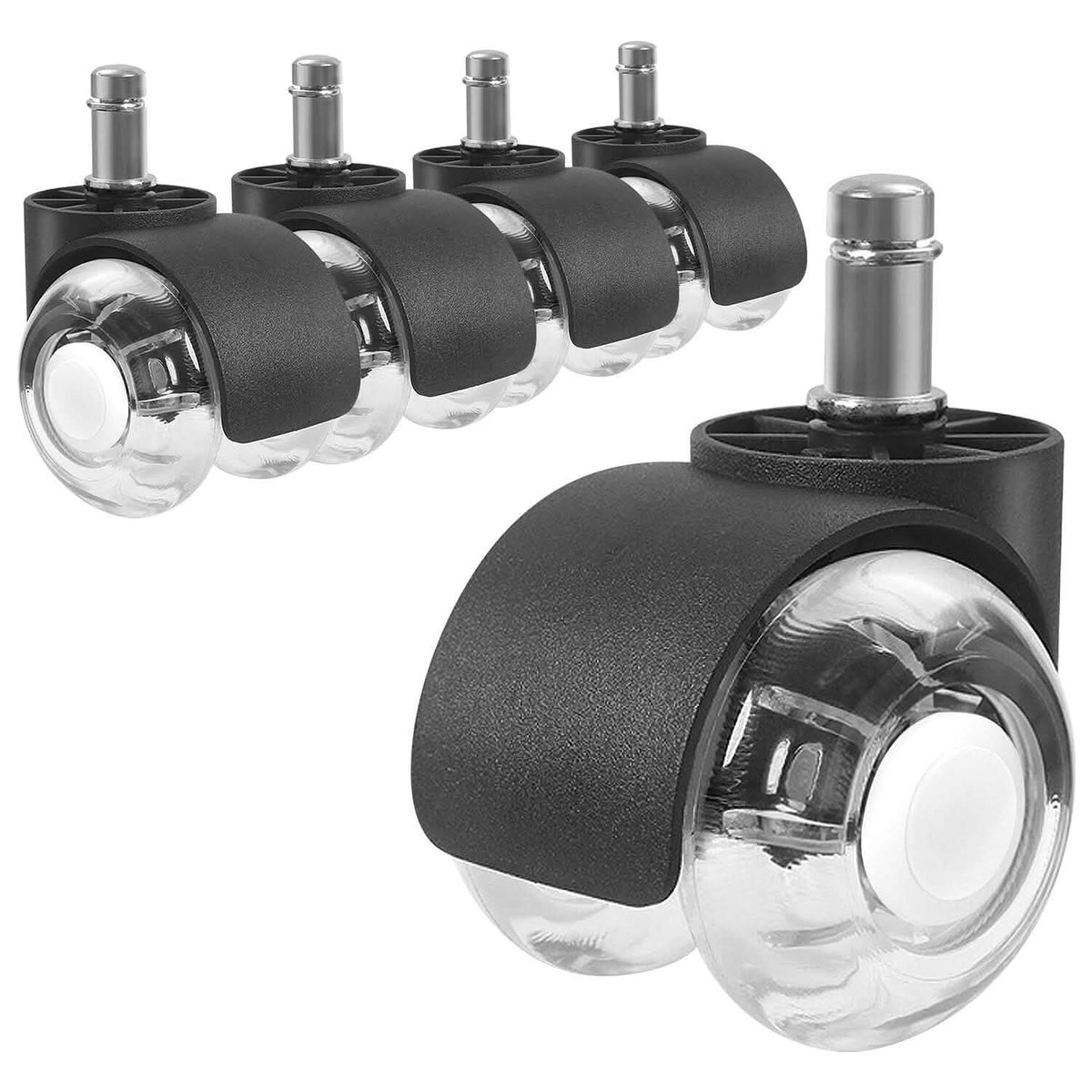 5-Piece: Office Chair Wheels Replacement - A-1 Thread Vault