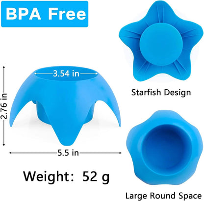 5-Piece: Seaside Plastic Beach Cup Holder - A-1 Thread Vault