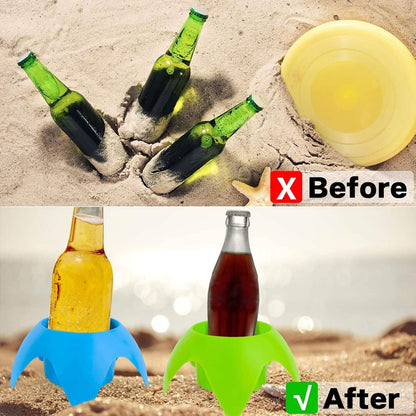 5-Piece: Seaside Plastic Beach Cup Holder - A-1 Thread Vault
