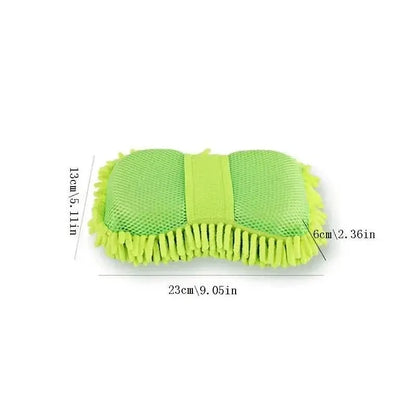 5-Pieces: Car Wash Mitt Chenille Microfiber Wash Sponge Scratch Free - A-1 Thread Vault