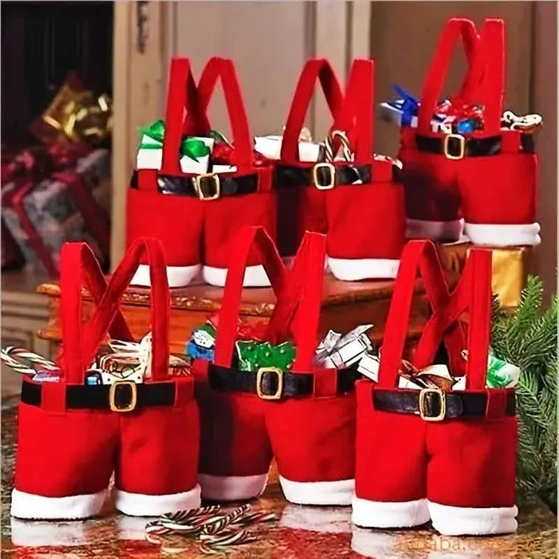 5-Pieces: Christmas Candy Gift Bag - A-1 Thread Vault