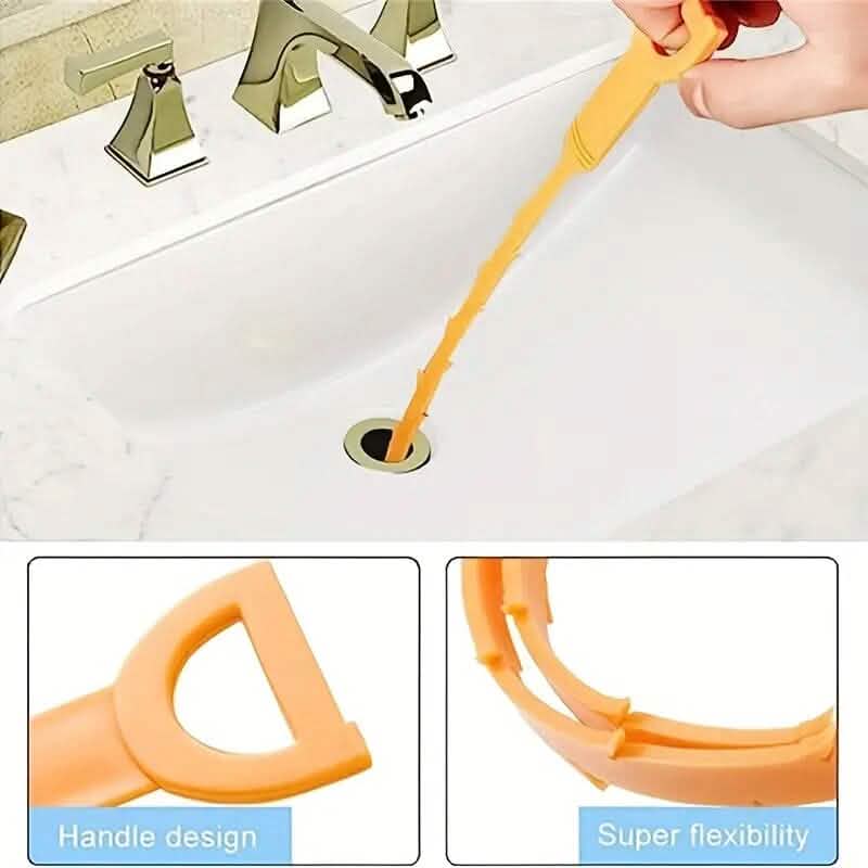 5-Pieces: Drain Clog Remover Tool - A-1 Thread Vault