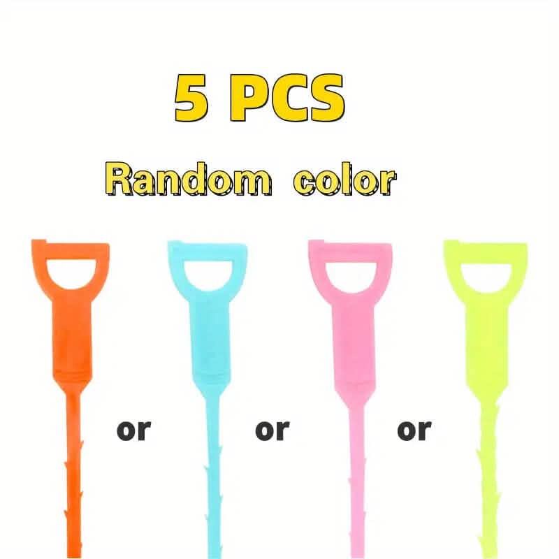 5-Pieces: Drain Clog Remover Tool - A-1 Thread Vault