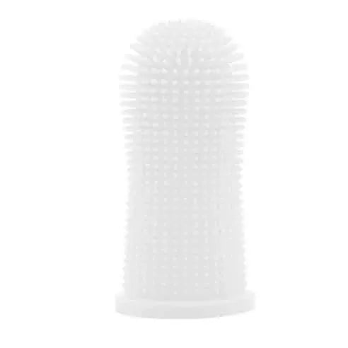 5-Pieces: Super Soft Pet Finger Toothbrush Teeth Cleaning Silicone Tooth Brush - A-1 Thread Vault