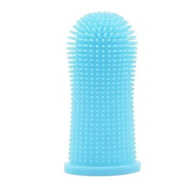 5-Pieces: Super Soft Pet Finger Toothbrush Teeth Cleaning Silicone Tooth Brush - A-1 Thread Vault