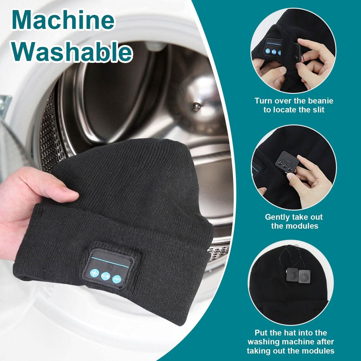 5.0 Wireless Beanie Hat with 3 Lighting Modes - A-1 Thread Vault