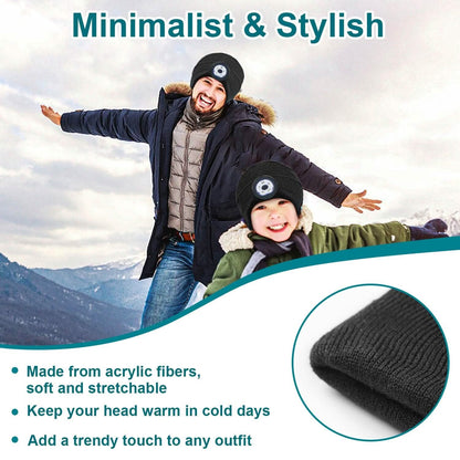 5.0 Wireless Beanie Hat with 3 Lighting Modes - A-1 Thread Vault