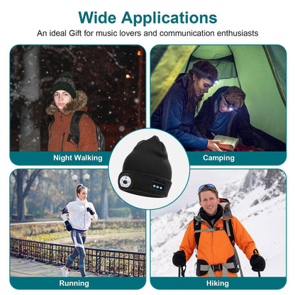 5.0 Wireless Beanie Hat with 3 Lighting Modes - A-1 Thread Vault