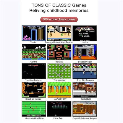 500 Games Mini Handheld Retro Portable Video Game Console - A-1 Thread Vault