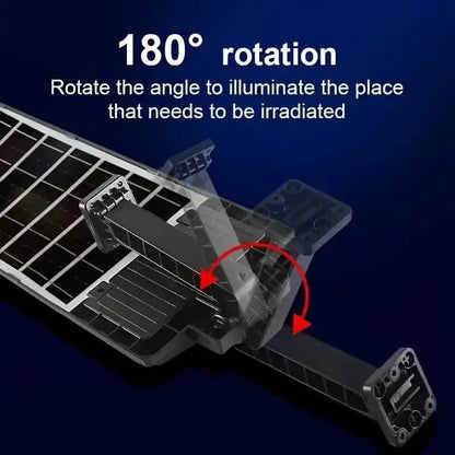 504-LED Ultra-Bright 6500K Solar Motion Sensor Street Light with Remote Control - A-1 Thread Vault