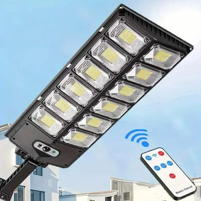 504-LED Ultra-Bright 6500K Solar Motion Sensor Street Light with Remote Control - A-1 Thread Vault