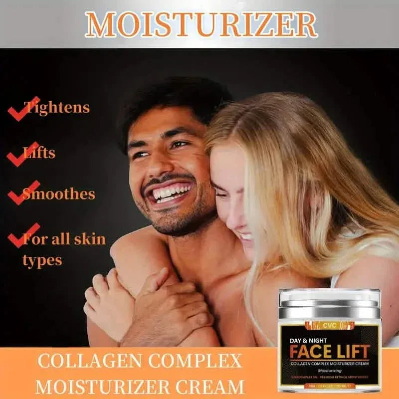 50ml Revitalizing Face Lift Cream - Visibly Firms, Lifts, and Hydrates with Hyaluronic Acid, Collagen - A-1 Thread Vault