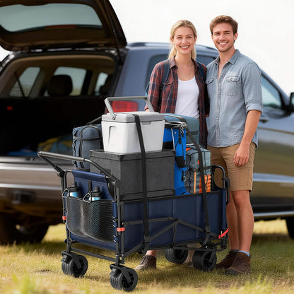2-in-1 Folding Wagon Cart Chair 650LBS Capacity - A-1 Thread Vault