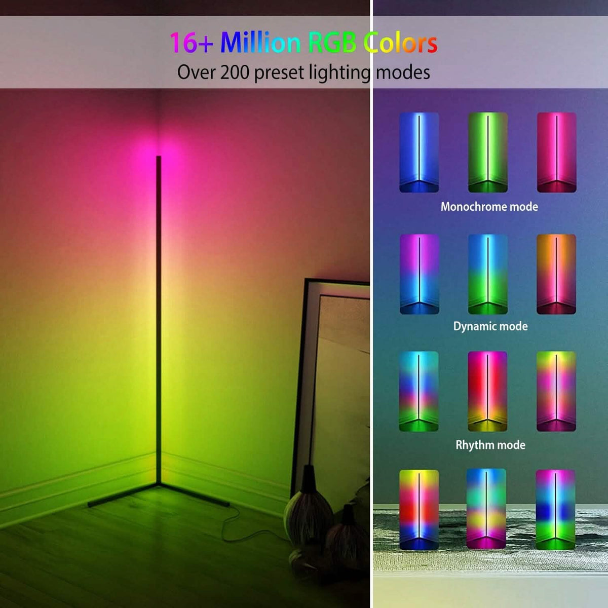 56" Floor LED Light Standing Lamp - A-1 Thread Vault
