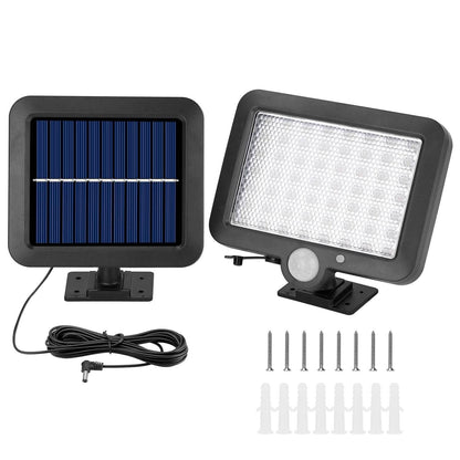 56 LEDs Outdoor Solar Security Flood Light - A-1 Thread Vault