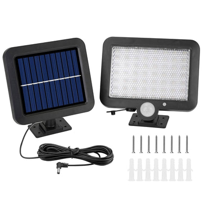 56 LEDs Outdoor Solar Security Flood Light - A-1 Thread Vault