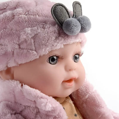 12" Pink Baby Doll – PVC Dress-Up Play Doll (Ages 3+) - A-1 Thread Vault