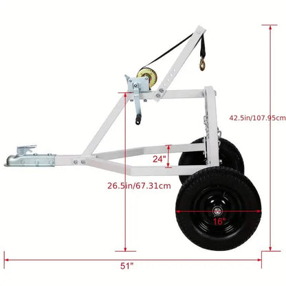 ATV Log Skidding Arch - A-1 Thread Vault