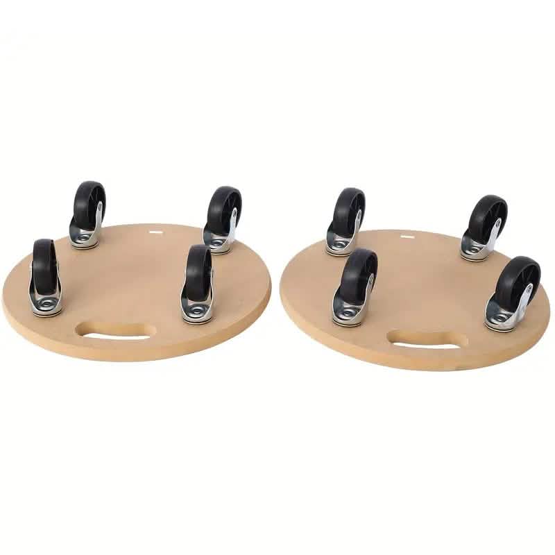 2-Piece: Furniture Moving Dolly Heavy Duty Wood Rolling Mover - A-1 Thread Vault