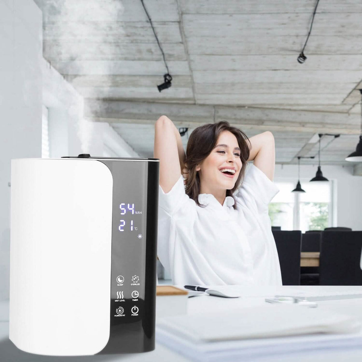 5L Gal Humidifier Top Fill Cool Mist with Essential Oils Diffuser Filter - A-1 Thread Vault